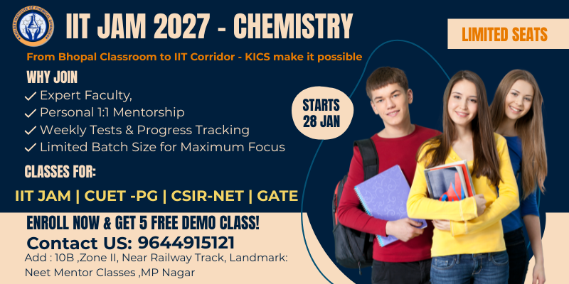 IIT JAM and CUET PG Chemistry Coaching